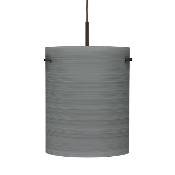Besa Lighting Besa Tamburo 8 Pendant, Titan, Bronze Finish, 1x 11W LED 1JT-4006TN-LED-BR - main