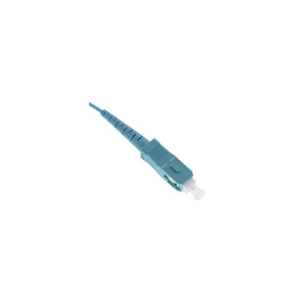 Cable Wholesale SC/UPC Epoxy Connector, Simplex, 3.0mm, Multimode OM3, Aqua, 100 pieces 34SC-30230 - main