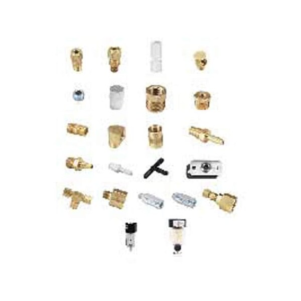 Dwyer Instruments Line filter for Capsuhelic gage, 1/4" female NPT x 1/4" male NPT. A-391 - main
