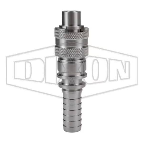 Dixon Dix-Lock N Series Interchange Quick Disconnect Pneumatic Plug, 1 in Nominal, 500 psi Pressure, 316 N4S8-SS - main