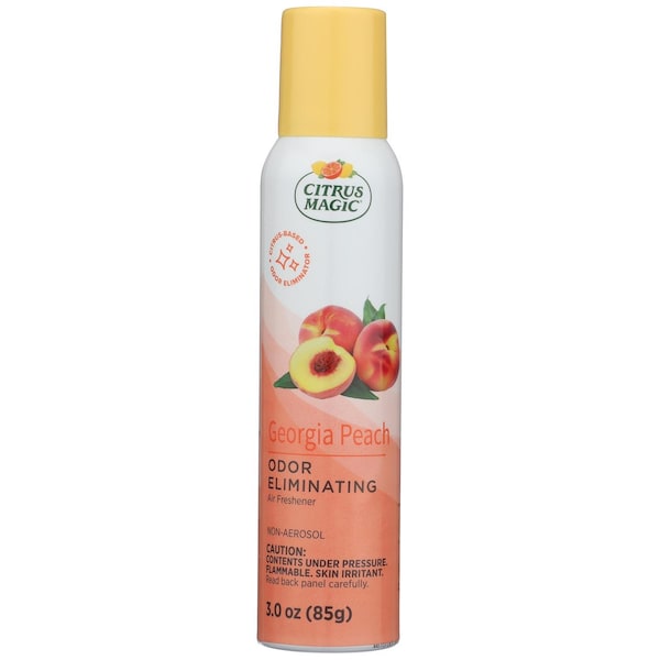 Citrus Magic Georgia Peach Scent Air Freshener Spray 3 oz Liquid 1 pk 612173274 - main