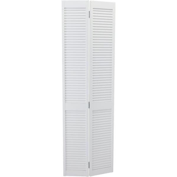 Alexandria Moulding 36'' W.x80'' H. Primed Wht Bi-Fold Door PR3068LLOB1 - main