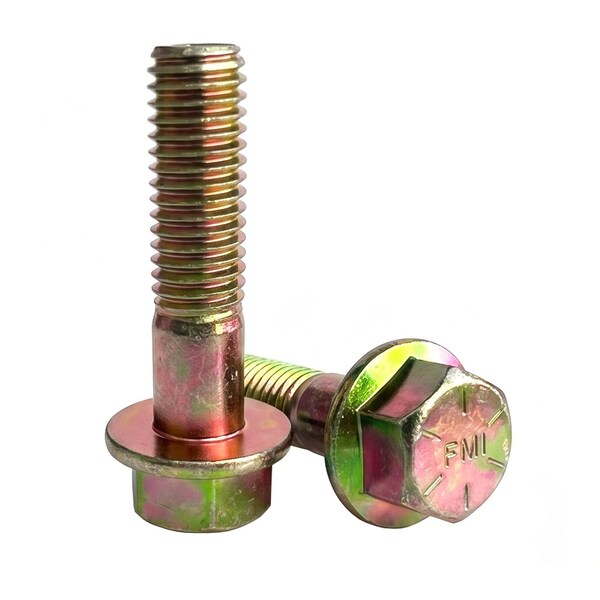 Zdb Industrial 5/8-18 x 2-1/4in Grade 8 Frame Bolt, Zinc Yellow 10002601 - main