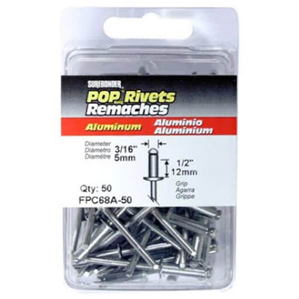 Fpc 68A50 Surebonder Long Aluminum Rivet, 50PK 142133 - main