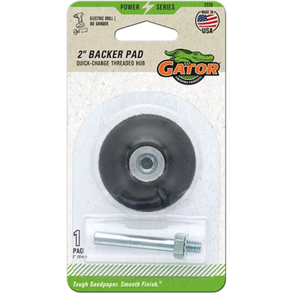 Gator Finishing 2 in. Die Grinder Backer Pad 2226 - main