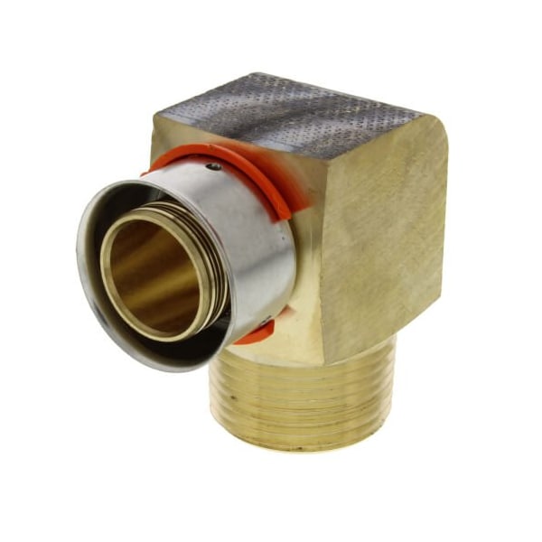 Viega PureFlow Press 90 elbow P 1 MPT 1 bronze 92560 - main