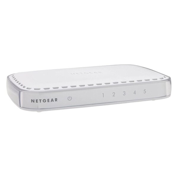 Netgear GS605 5-Port Gigabit Ethernet Switch - 5 x 10/100/1000Base-T GS605NA - main