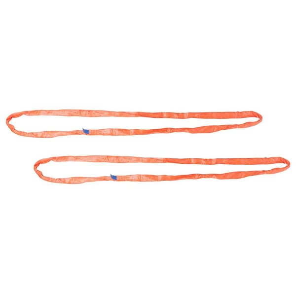 Mytee Products Endless Round Sling 20 ft Orange 40000# VLL Crane Rigging Hoist Wrecker Recovery, 2PK RSL-20-40000x2 - main