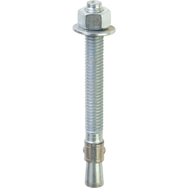 Red Head 3/8'' x 3-3/4'' Zinc Wedge Anchor Bolt 50083 - main