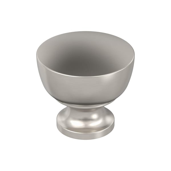 Amerock Chalice 1-1/4 inch (32mm) Diameter Satin Nickel Cabinet Knob, 25PK 25VMP37022G10 - main