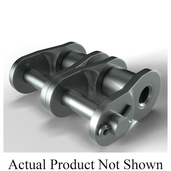 Hkk Chain Offset Link, #100-2 chain, 1-1/4 in Pitch, 3/8 in Dia Pin RC100CHL2 - main