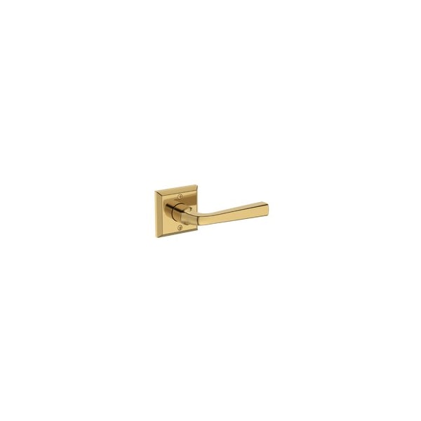 Baldwin Residential Door Levers Half Dummy Right Hand Lifetime Brass HDKINTSR003 - main