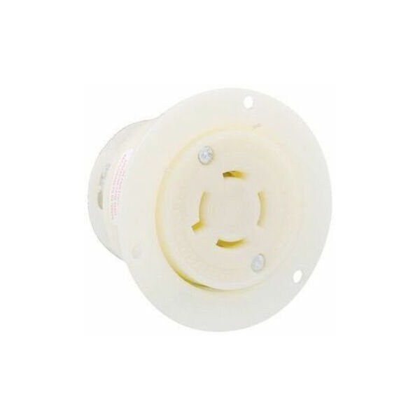 Leviton Industrial Grade Flanged Outlet 20 Amp, 120/208 Volt 3PY 7409-C - main