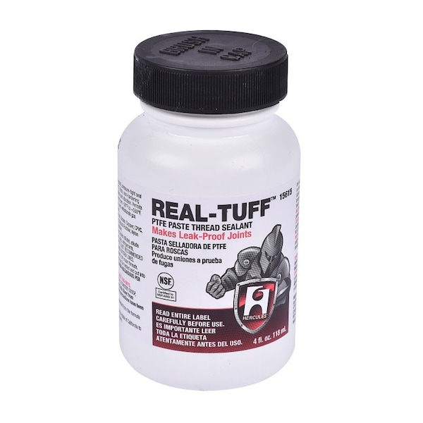 Oatey REAL TUFF 15615 Thread Sealant, 4 oz Can, Paste, White 5100095 - main