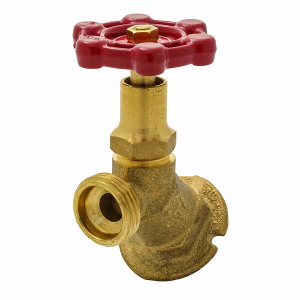 Proline Series Brass 3/4-in FIP x 3/4-in MHT Heavy Duty Sillcock 108-014HN - main