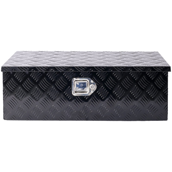 Edendirect 30 in. Trailer Tongue Box, RV Trailer Truck Tool Truck Tool Box Black, 30 x 10 x 13 in. IR-W46581859 - main
