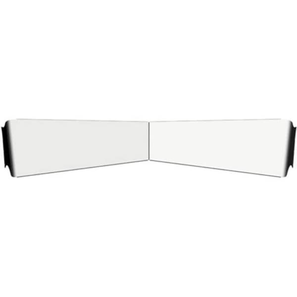 Ilc Replacement For Kenworth W900B Year 1987 13In Stainless Stl Reverse Bowtie Visor WZ-EQ4X-E - main