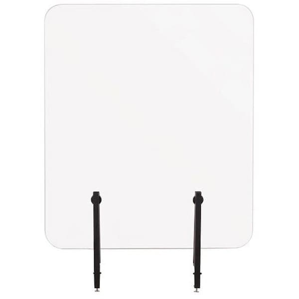 Mastervision Protector Frameless Glass Desktop Panel With 48''x36'' GL0801393 - main