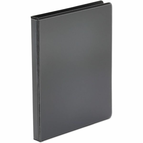 Universal Round Ring Economy Vinyl View Binder, 1/2" Capacity, Black UNV20951*** - main
