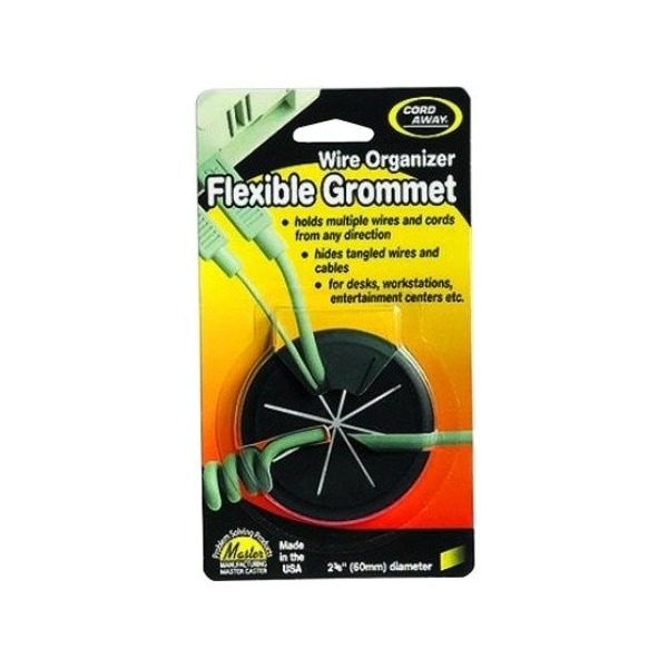 Master Caster Co mpany MAS00209 Flexible Grommet- 2-.38in. Diameter- Black MAS00209 - main