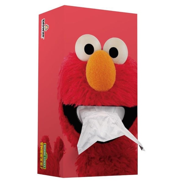 Blowze Tissues Sesame Street Facial Tissue, 124PK 850059578001 - main