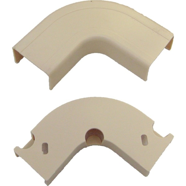 Cable Wholesale 90 Deg Flat Elbow Raceway, FWT Series, Ivory 31R3-001IV - main
