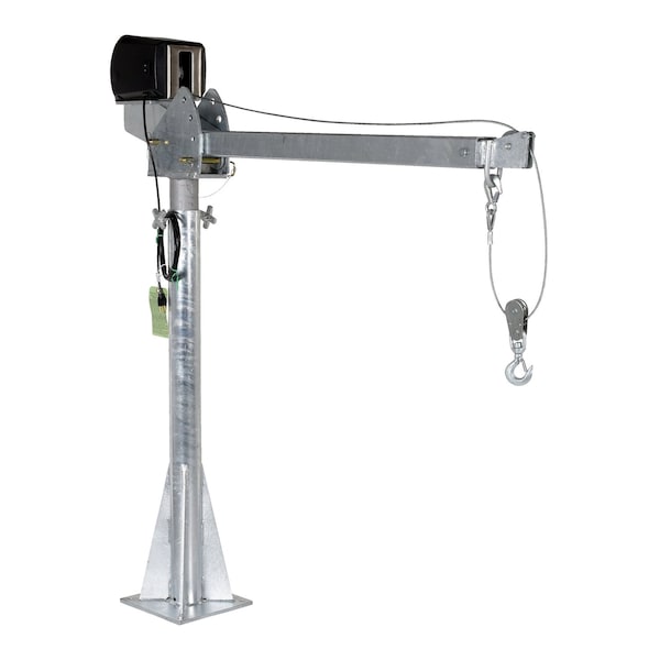 Vestil Ac Powered Jib Crane, 4k, Boom-Csa-Galv WTJ-20-4-AC-CSA-GAL - main