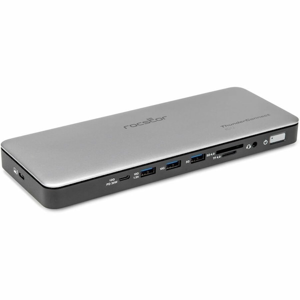 Rocstor THUNDERCONNECT RD12 THUNDERBOLT 4 DOCKING STATION - HDMI, DISPLAYPORT, THUNDERBO Y10P036-S1 - main