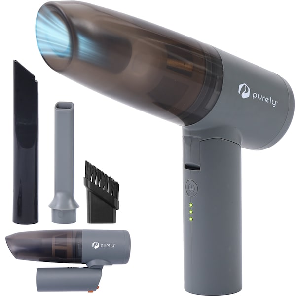 Purely Wireless Vacuum Cleaner & Electric Air Duster for Keyboard, Desktop, and Computer - Gray C215 - main