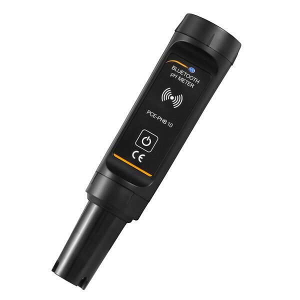 Pce Instruments Bluetooth pH meter, measures -2 to 20 pH and +/-2000 mV with temp to 212 deg F and 10 m range PCE-PHB 10 - main
