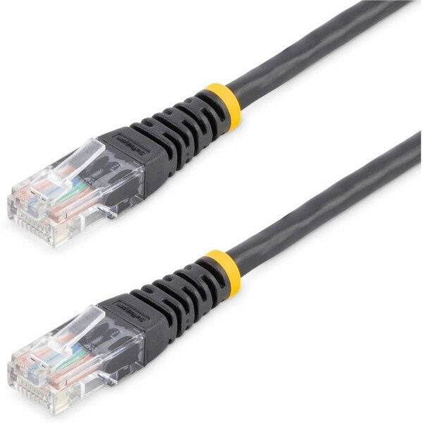 Startech.Com 10ft Black Molded Cat5e UTP Patch Cable M45PATCH10BK - main