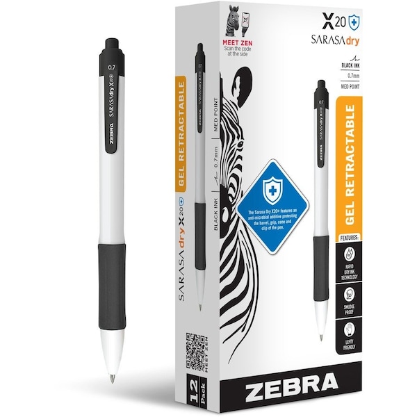 Sarasa Dry Gel Pen Retractable X20 Plus, PK12 41610 - main