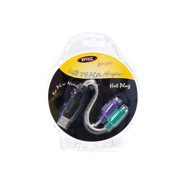 Bytecc BT-2000 USB to PS/2 Cable Adapter BT-2000 - main