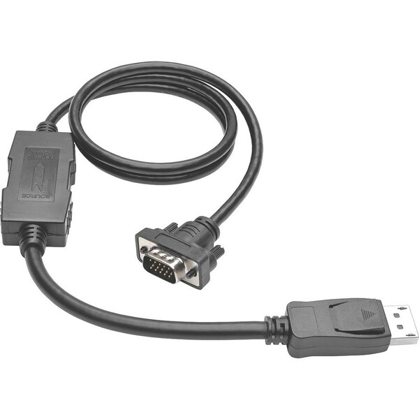 Eaton Tripp Lite Series DisplayPort 1.2 to VGA Active Adapter Cable DP with Latches to HD15 M/M, 10 P581-010-VGA-V2 - main