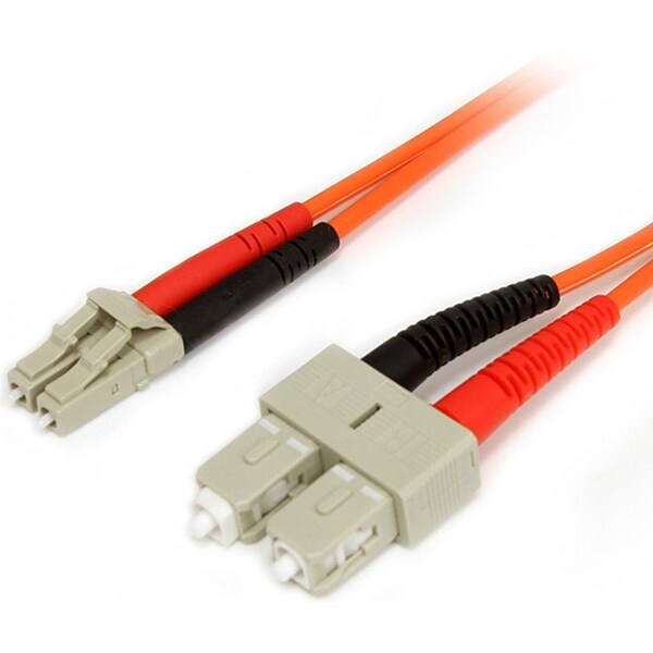 Startech.Com 3m Fiber Optic Cable - Multimode Duplex 62.5/125 LSZH Fiber Jumper Cord - LC/SC FIBLCSC3 - main