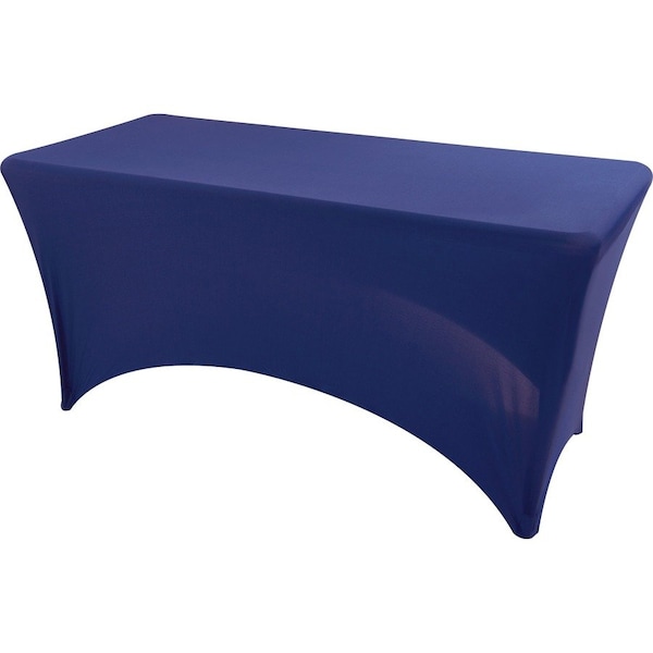 Iceberg Igear Stretch Fabric Table Cover, 24 in W x 48 in L, Blue 16516 - main