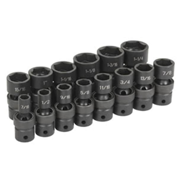 Light House Beauty 1314U 0.5 in. Drive 14 Pc. Standard Length Fractional Universal Set LI3587543 - main