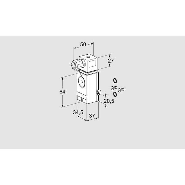 Honeywell Kromschroder Gas Pressure Switch - 3-500 mbar, DG Series, Silicone-Free KS75456405 - main