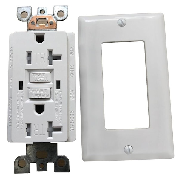 Genmax Corporation Gfci Tamper Resis St White 20A TR20WST - main