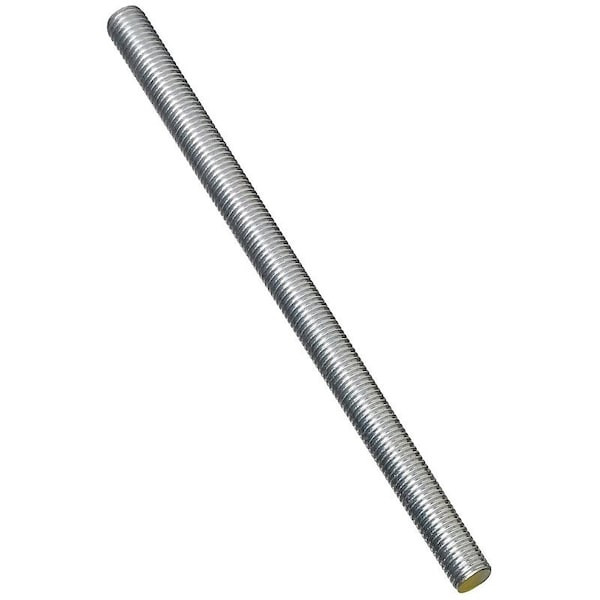 Stanley Threaded Rod, 3410 Thread, 72 in L, A Grade, Steel, Zinc, UNC Thread N179-648 - main