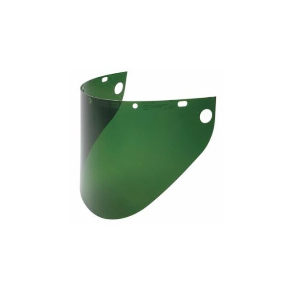 Honeywell Fibre-Metal High Performance Faceshield Window, Uncoated, Green, Wide View, 19 in L x 9-3/4 in H, 50PK 280-4199DGNBP - main