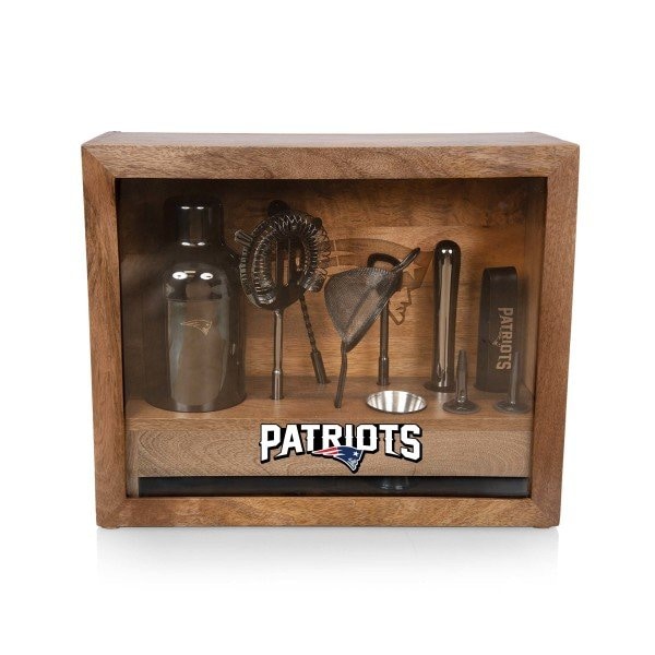 Picnic Time Family Of Brands NFL New England Patriots - Old Fashioned Bar Set 861-09-511-197-2 - main