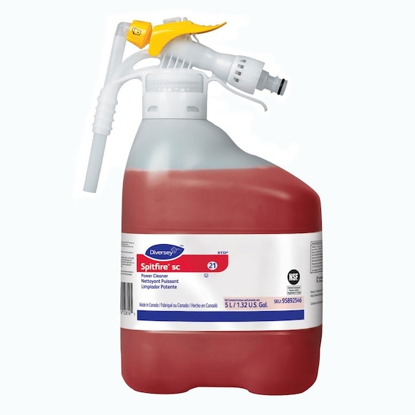Diversey Solvent Cleaner, 5L Hose End Connection Bottle, Pine 95892546 - main