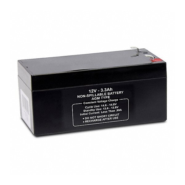 Upg Sealed Lead Acid Battery, 12VDC, 3.3Ah, replacement for 5EFG0 battery 47030 - main