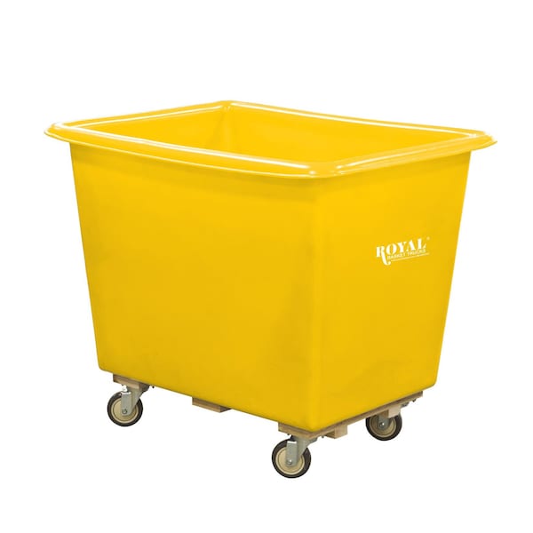 Royal Basket Trucks Cube Truck, Ylw, Polyurethane G08-YLX-PTA-4UNN - main