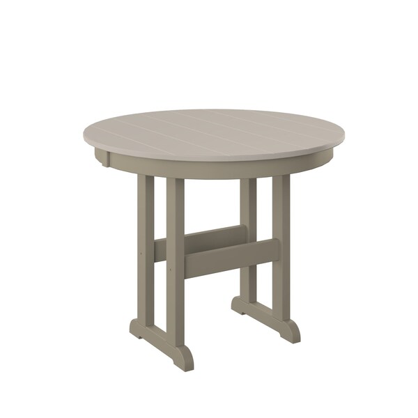Polybird 38" ROUND TABLE. SAND AND WEATHERWOOD POLYBIRD P15-R - main