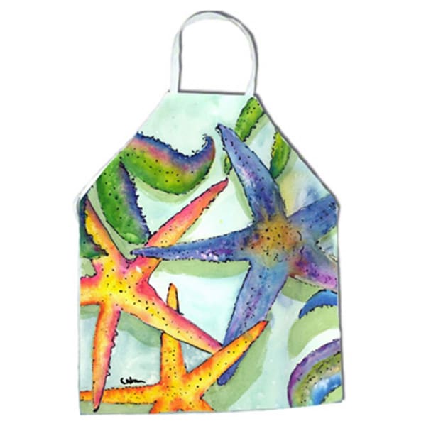 Carolines Treasures Starfish Apron - 27 x 31 in. 8542APRON - main