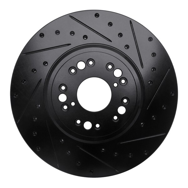 Dynamic Friction Co DFC Brake Rotor - Drilled and Slotted - Black 633-75008R - main