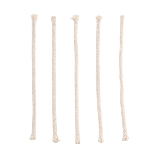 Kings County Tools Round Oil Lamp Wicks 5-Pack 4.3-inch Long Cotton Oil Lantern Wick Replacements GW81A02-05 - main