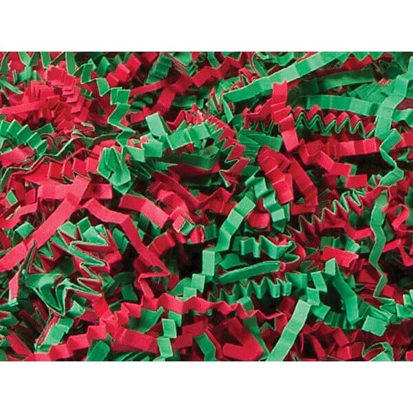 Nashville Wraps Christmas Mix Crinkle Cut Shredded Paper, 8 oz Bag ZF08CA - main